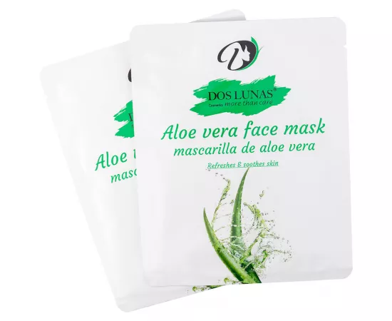 Dos Lunas Face Mask Aloe Vera 25 g (Pack of 5)